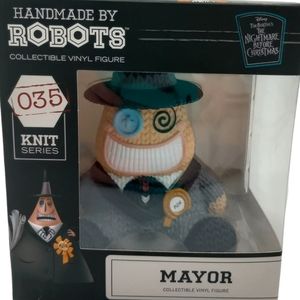 Nightmare Before Christmas Mayor Handmade by Robots Figure #35 Knit Series